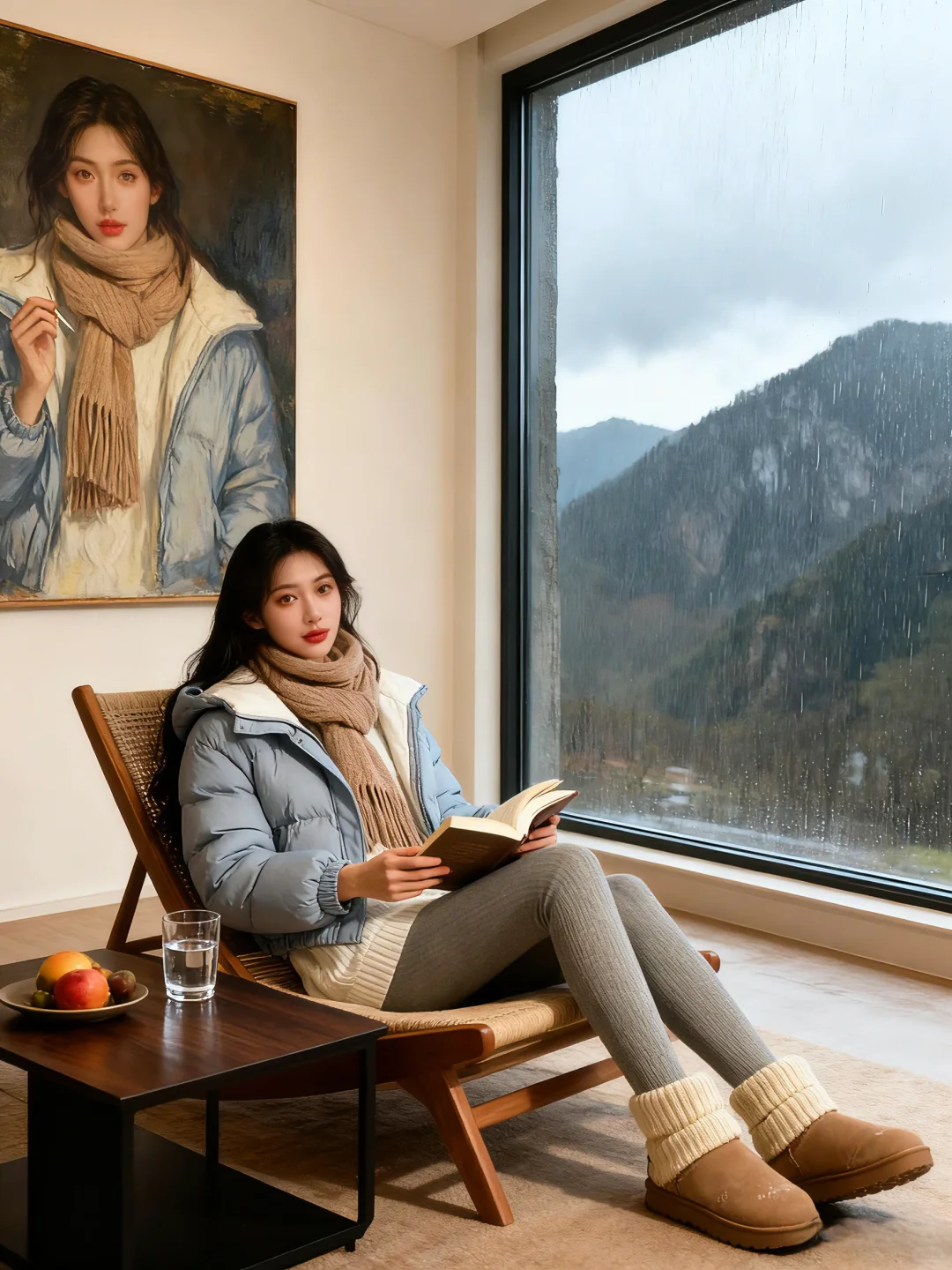 Ai眼中的美女，好有趣～🌧️～🌧️