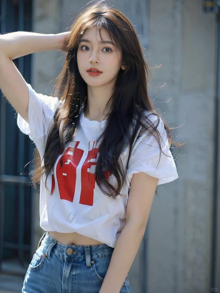 AI绘画 S234｜天然质朴，落落大方的小姐姐