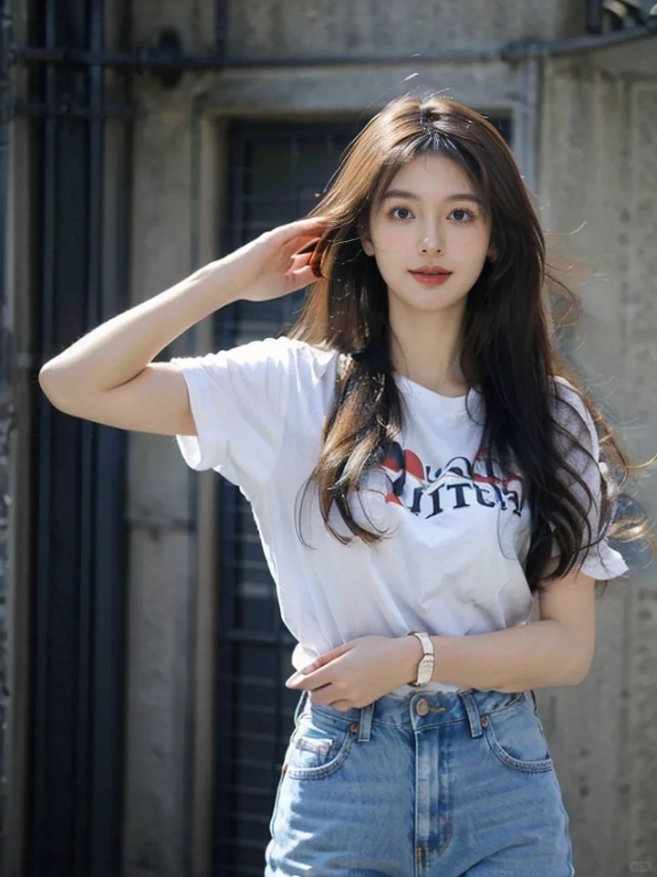 AI绘画 S234｜天然质朴，落落大方的小姐姐