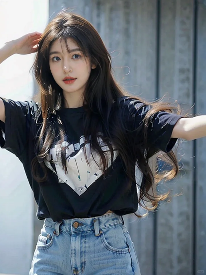 AI绘画 S234｜天然质朴，落落大方的小姐姐