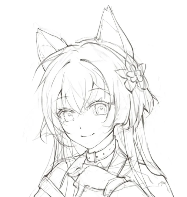 1000+动漫少女线稿绘画参考合集