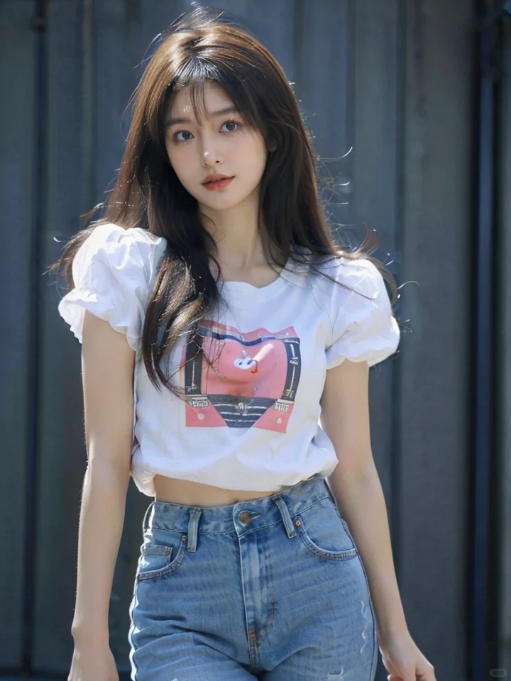 AI绘画 S234｜天然质朴，落落大方的小姐姐