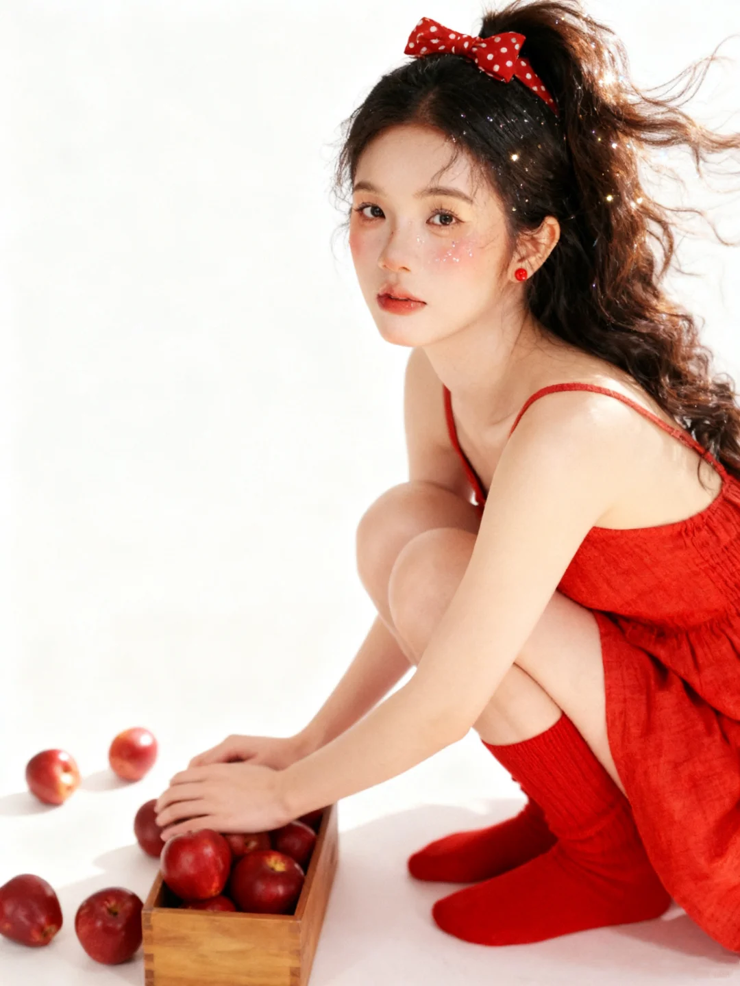 🍎苹果少女写真AI指令已送达