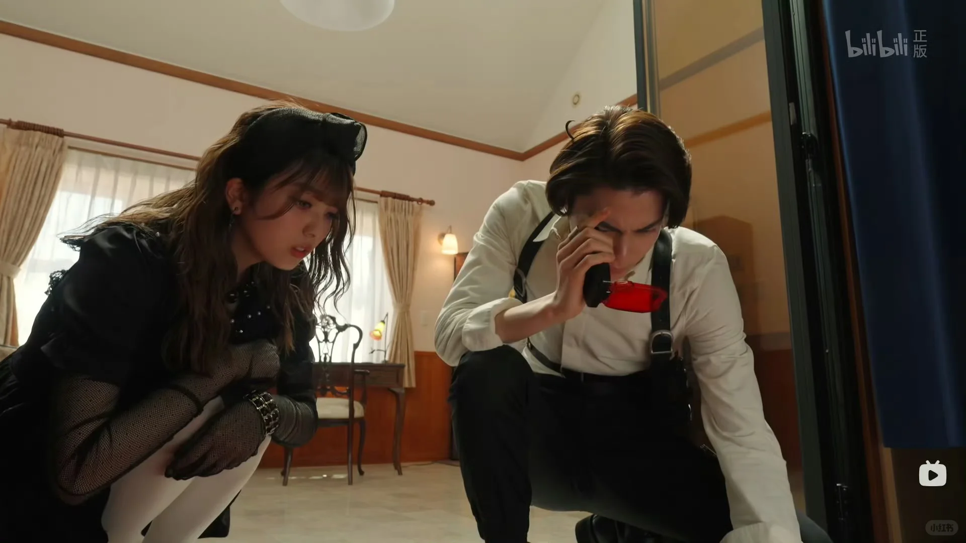 假面骑士ZZZ宁莫cp+宁梦黑裙白丝穿搭