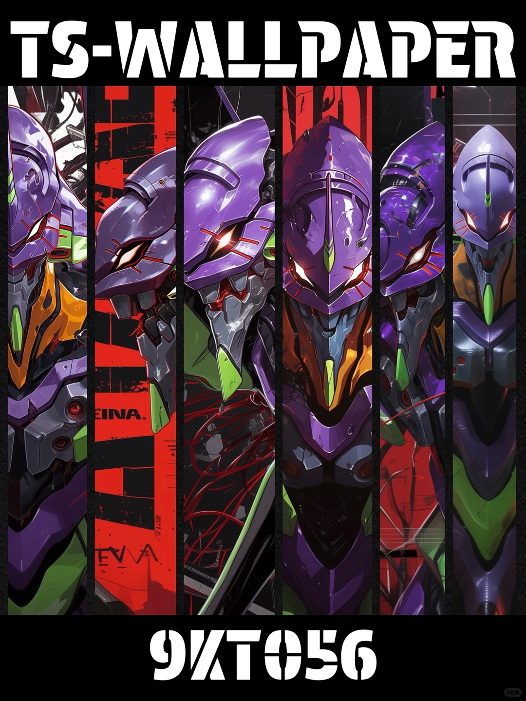 8.8福音战士EVA手机平板电脑壁纸套装9KT056