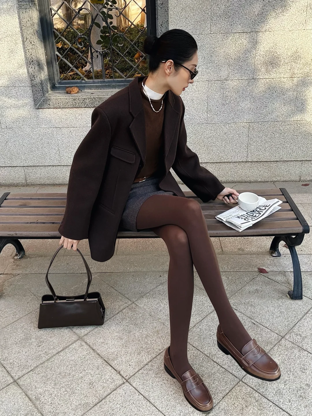 丝袜穿搭*18套！又到了穿丝袜的季节～