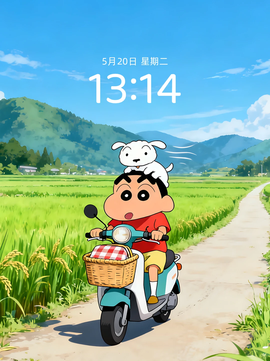 蜡笔小新 | 这个壁纸很难不爱叭😃