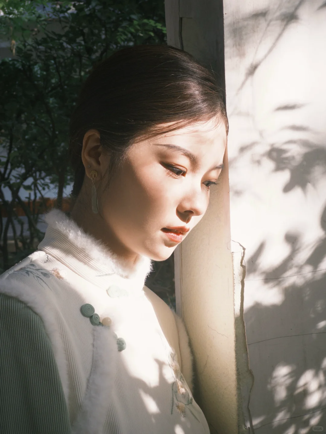 爱惨了我的旗袍外景🤍💚