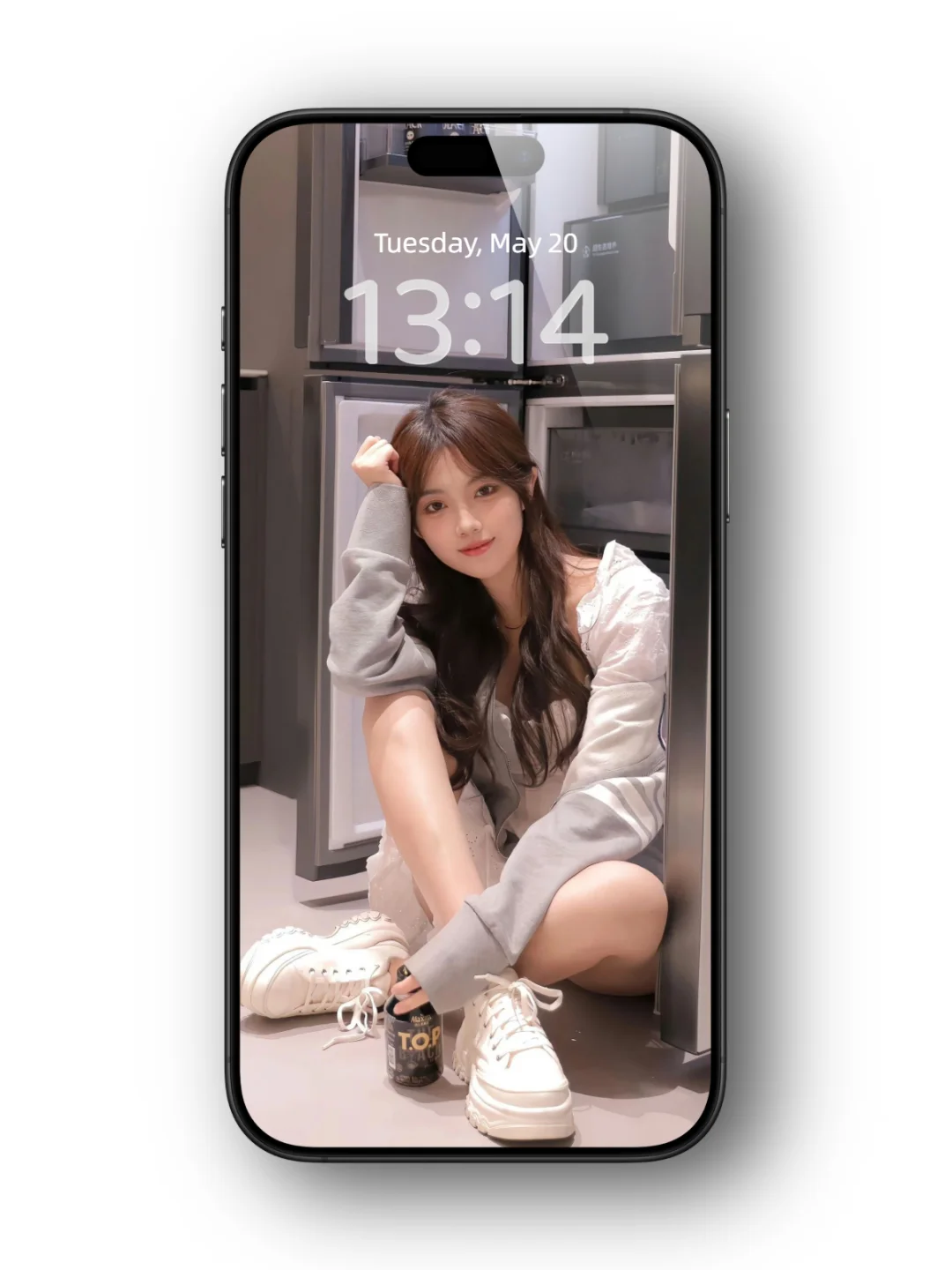 斩男镜面壁纸｜锁屏时他视线突然定格💘