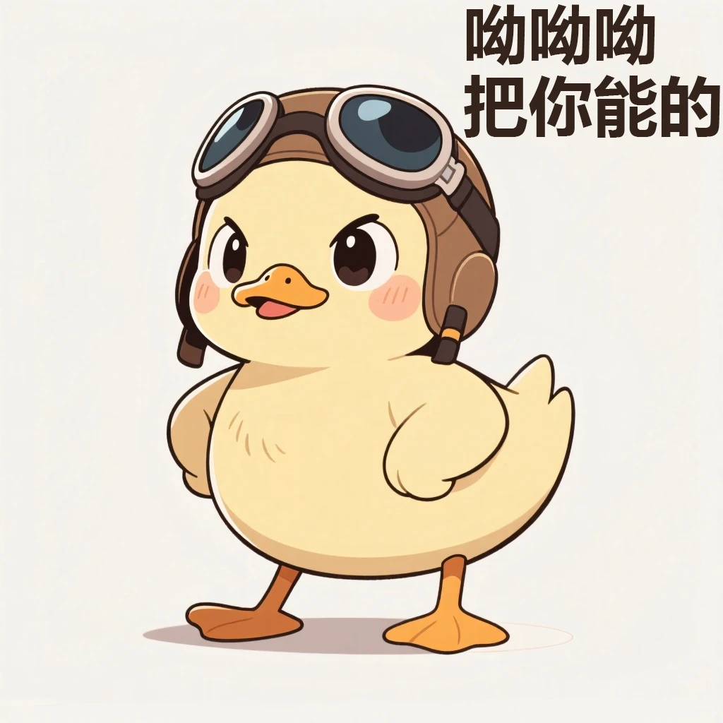 有点暴躁的鸭鸭搞笑表情包