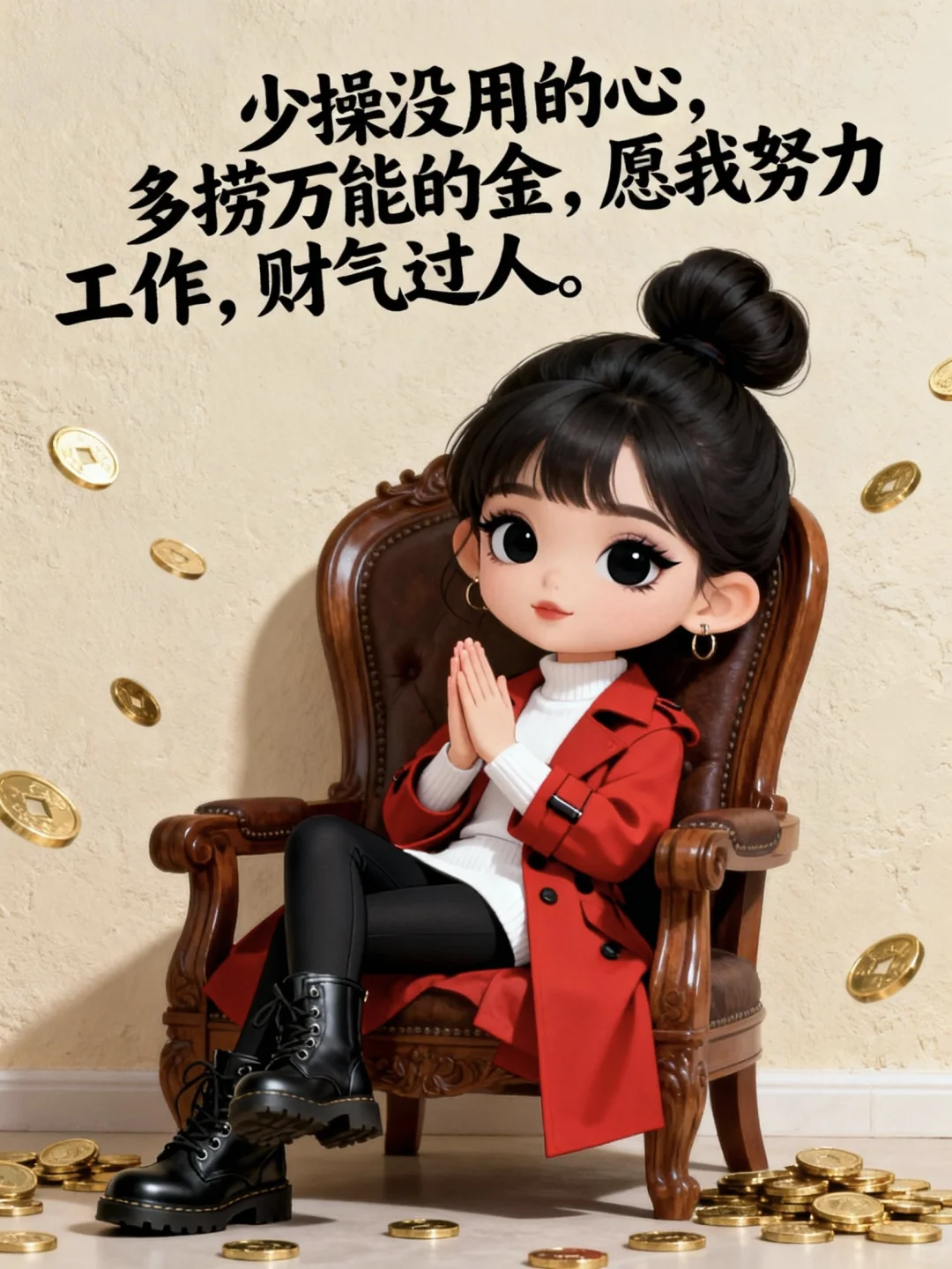 Ai绘画丨做一个人间清醒的拽女人