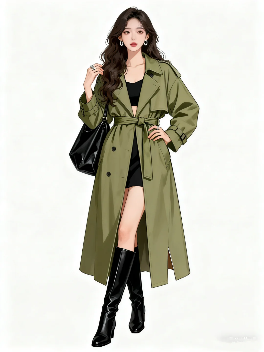 秋日ootd｜绿色系穿搭