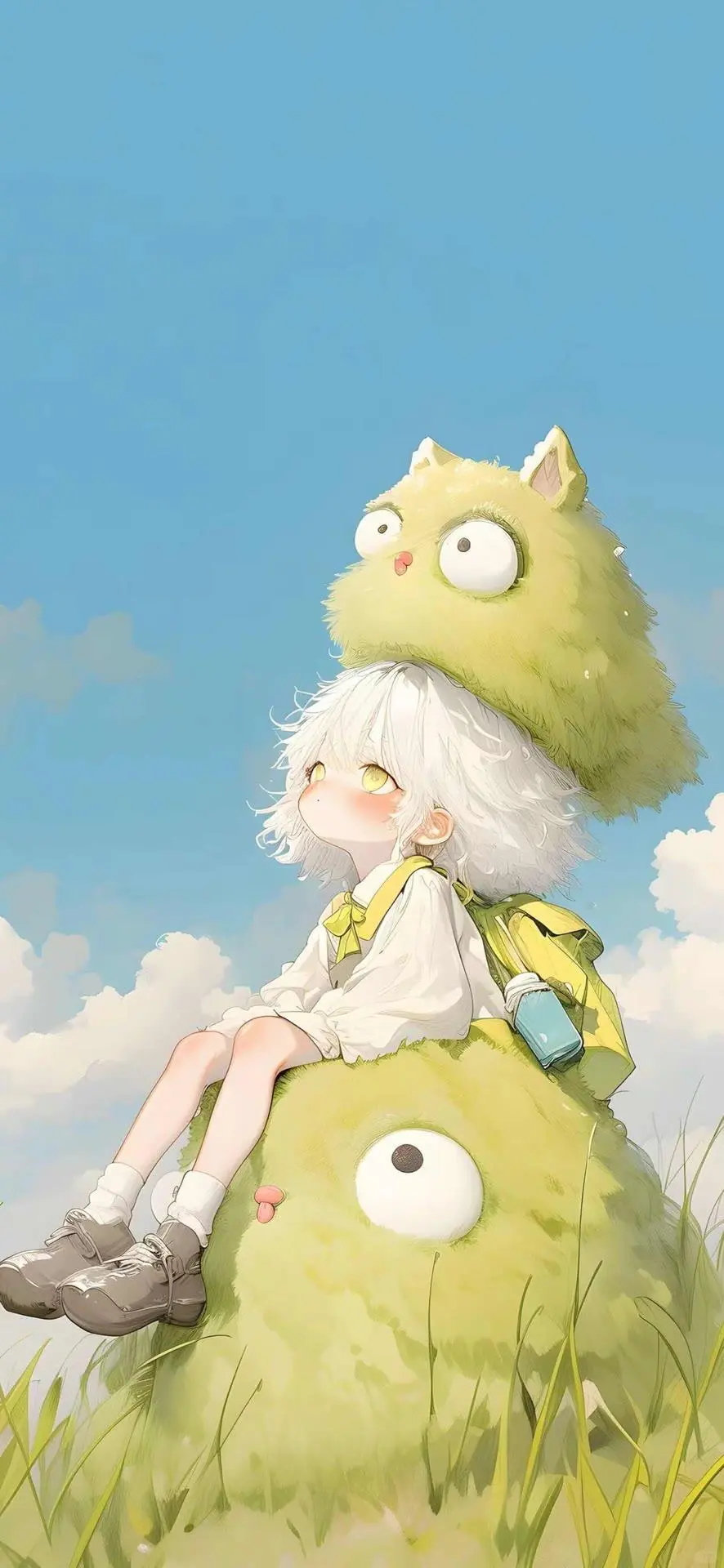 啊啊啊！这个壁纸也太可爱了吧！