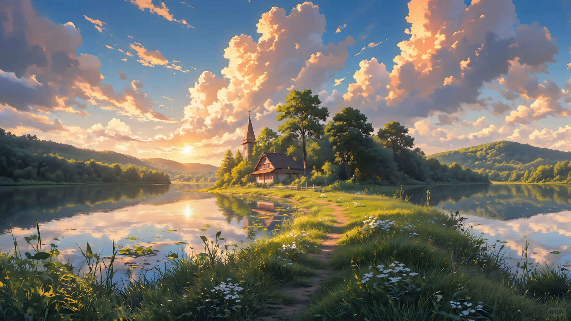 电脑壁纸 027-紫色天空