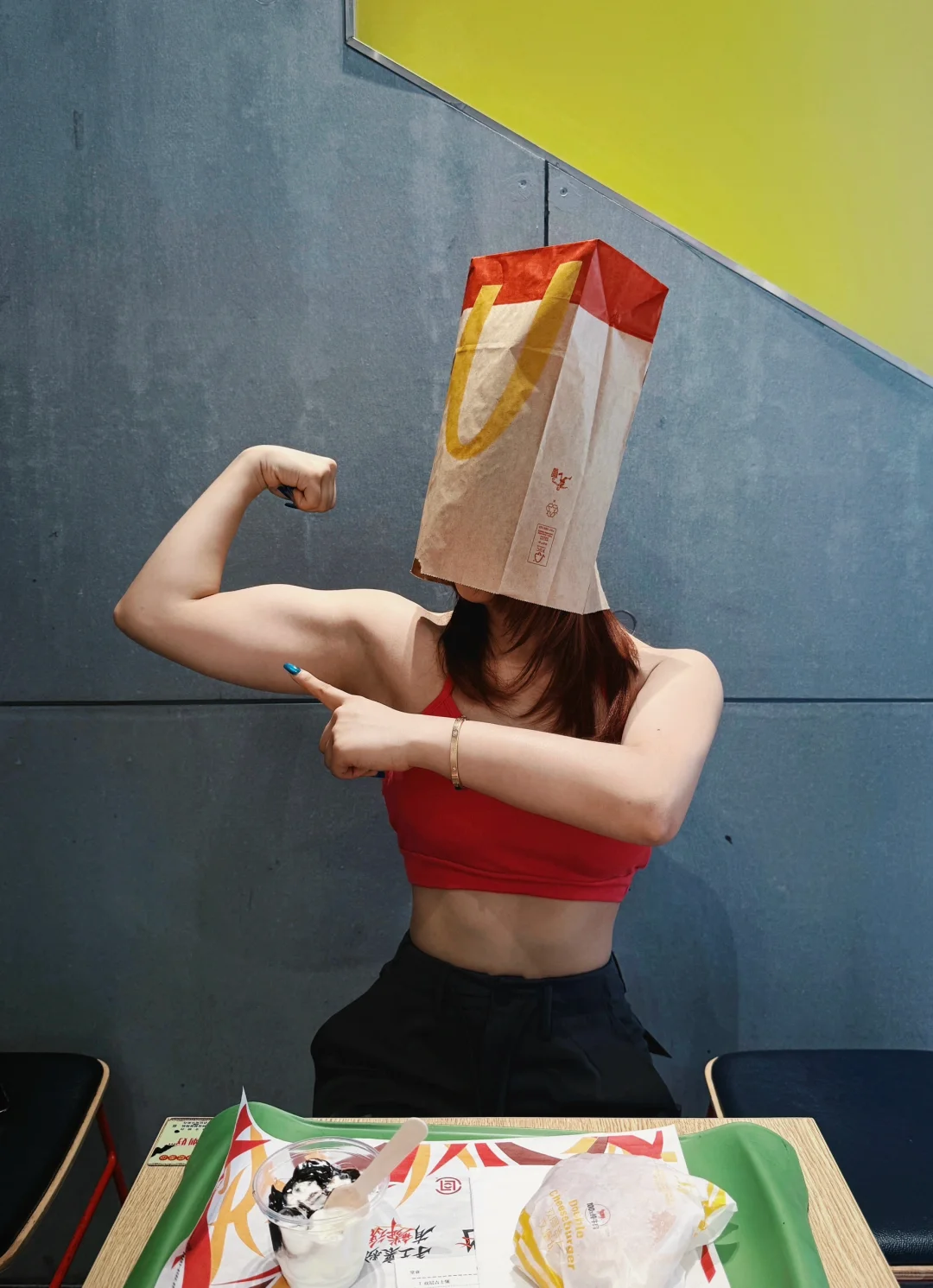 go to gym不如go to m 🍟