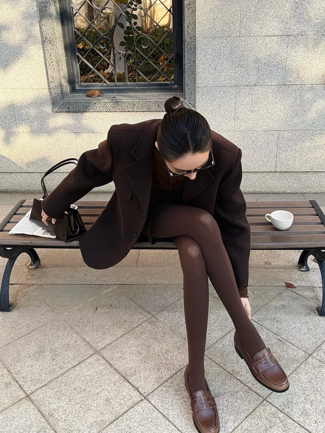 丝袜穿搭*18套！又到了穿丝袜的季节～