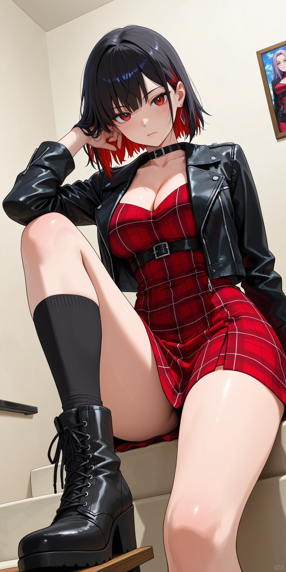 性感的黑皮（点击全屏）