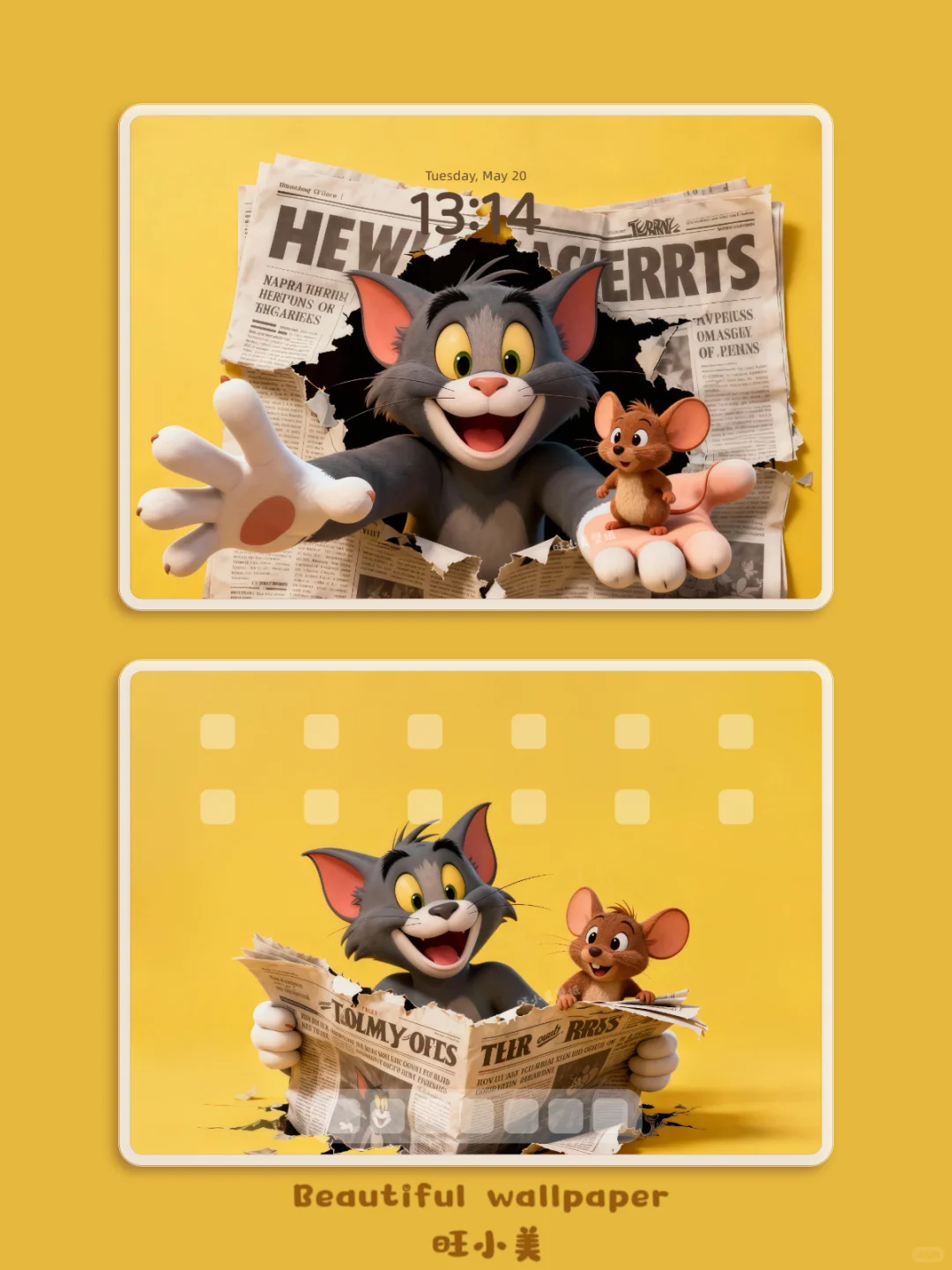 106:汤姆与杰瑞🧀平板壁纸