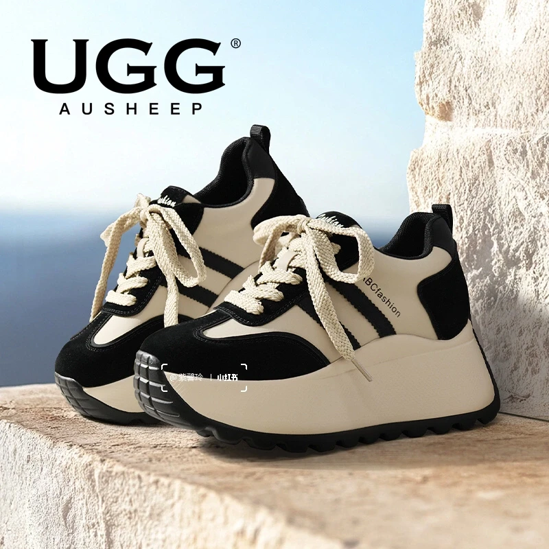 新款厚底时尚阿甘鞋