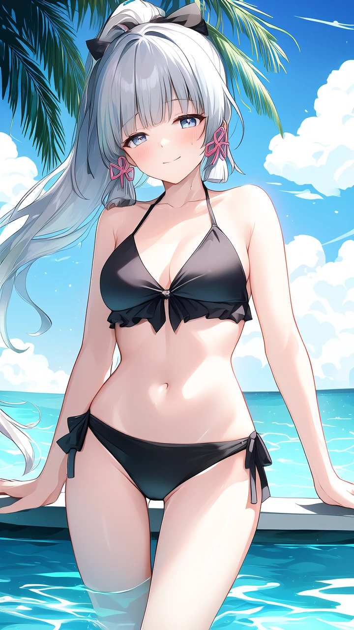 🌊 夏日的海边，与二次元的浪漫邂逅 🌞