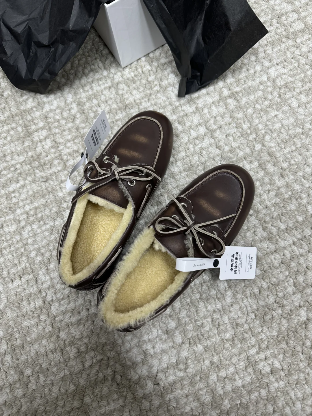 Live直出👞！是我爱的焦糖复古羊羔毛乐福鞋