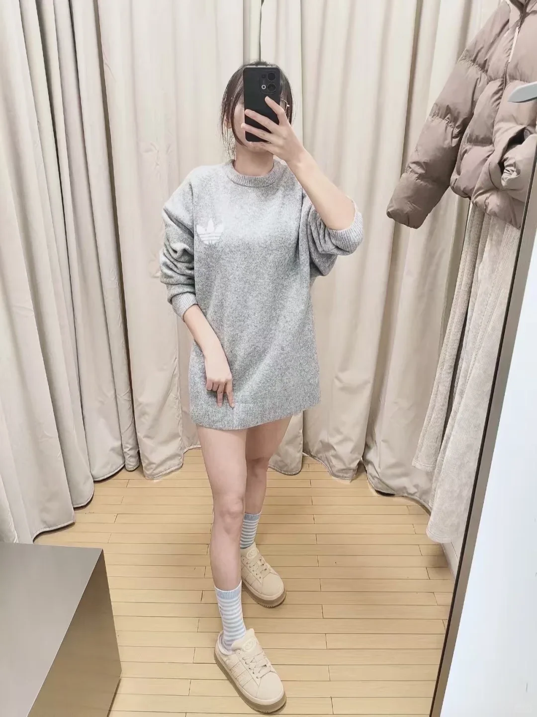 三叶草新款运动套装|灰色系搭配