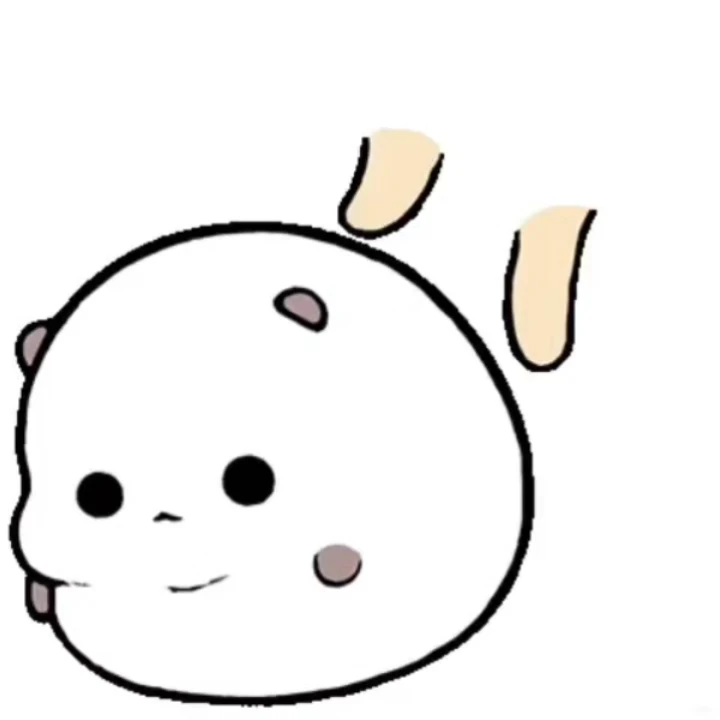 动图表情包｜这个软软糯糯小泡芙真的很爱！