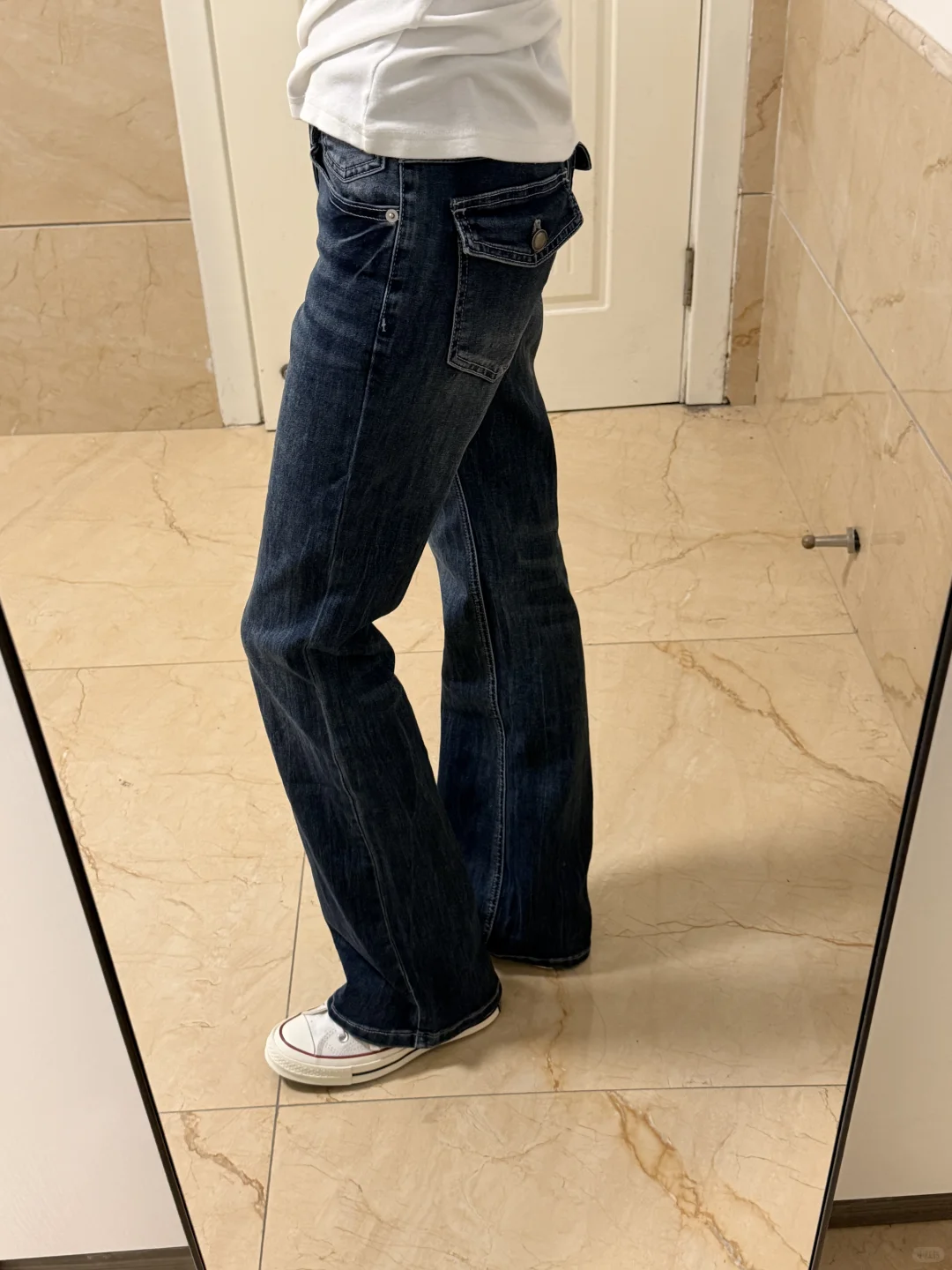 好显瘦的微喇裤好复古！！