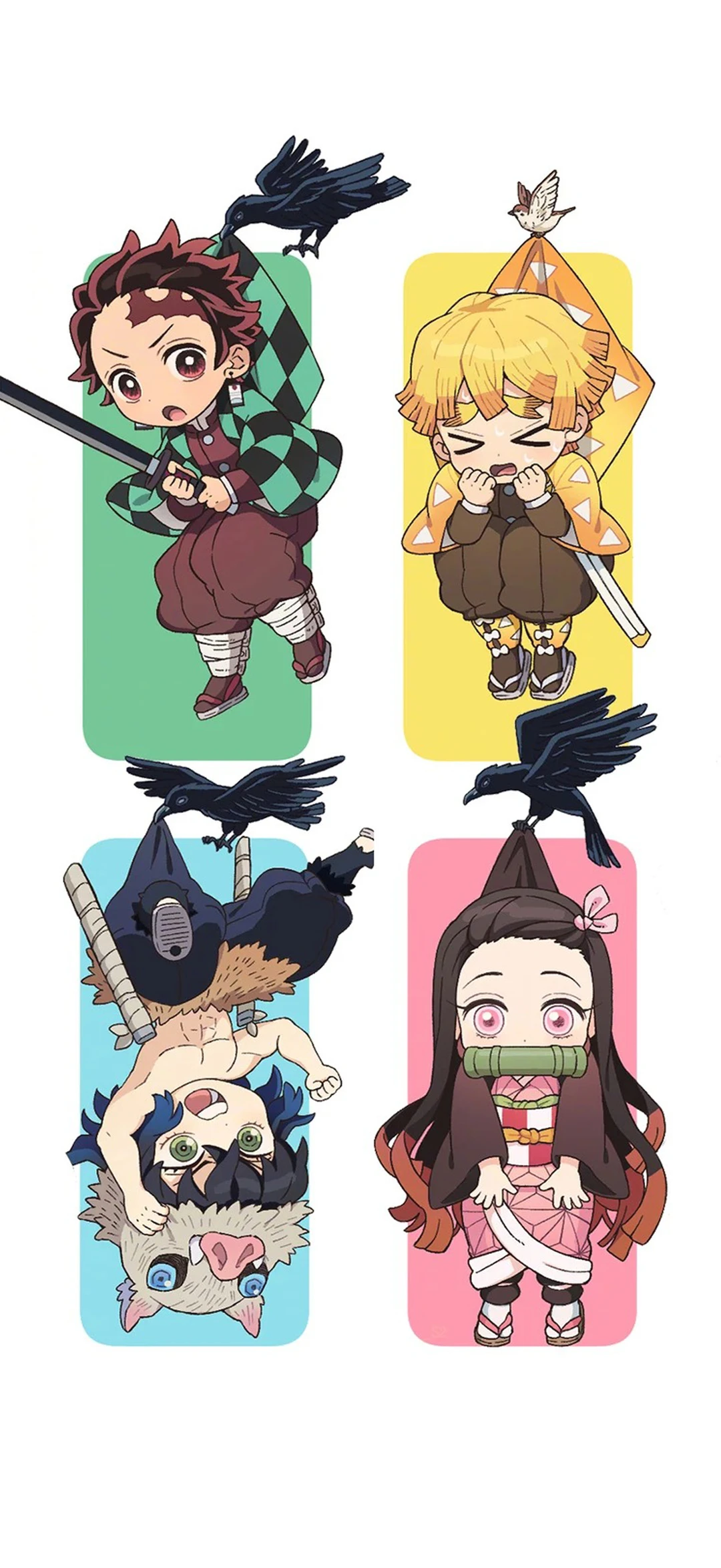 鬼灭之刃Q版壁纸.可爱动漫壁纸