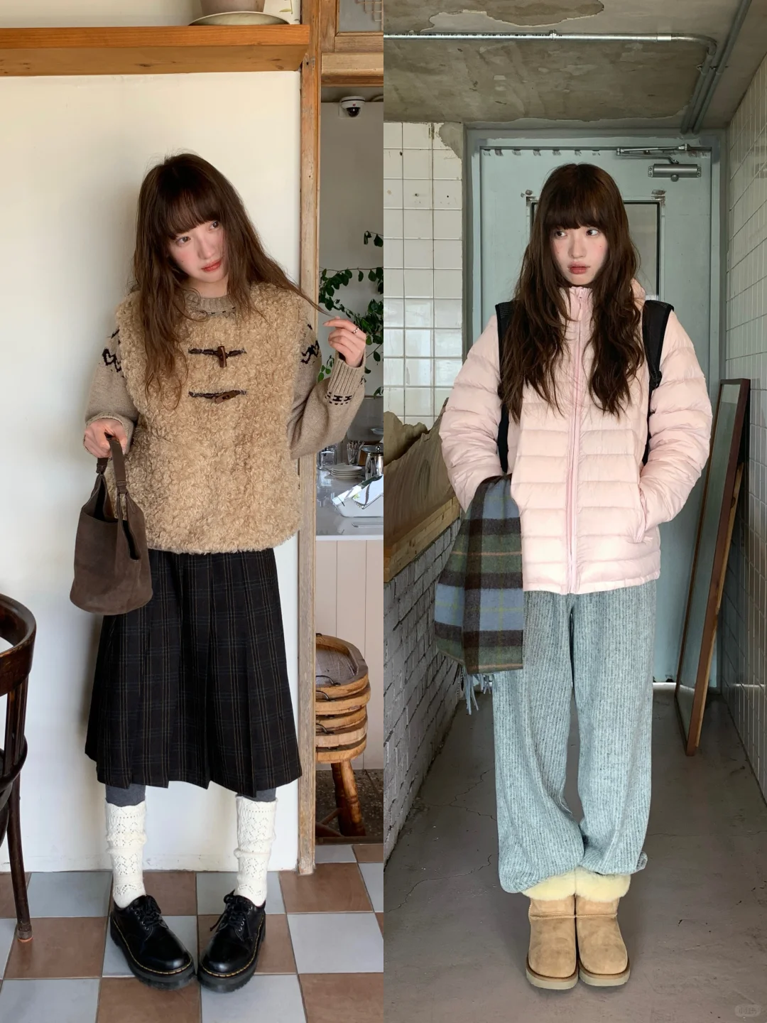 我的冬日复古韩系穿搭合集✖️18