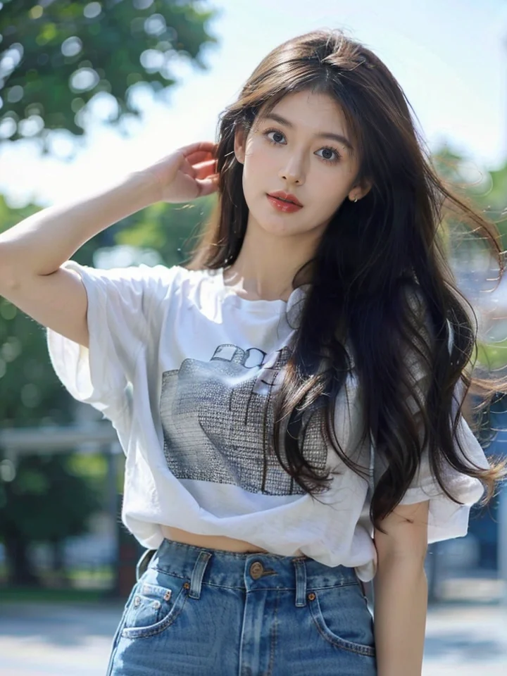 AI绘画 S234｜天然质朴，落落大方的小姐姐