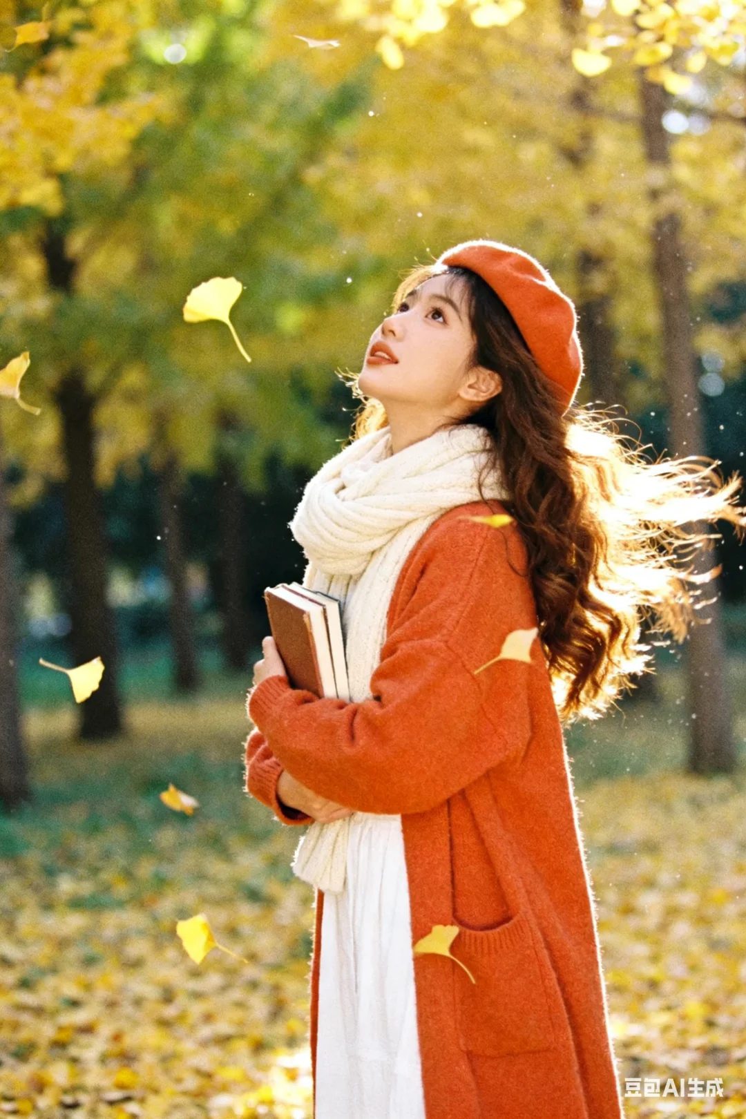 Ai写真●怎样0元生成银杏叶氛围艺术照？