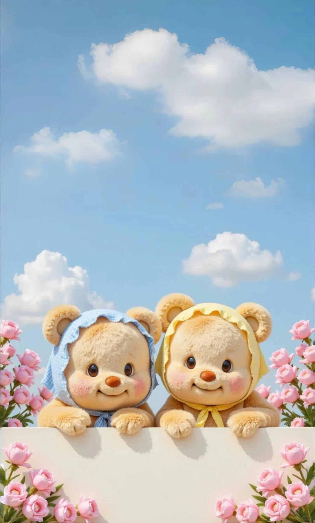 黄油小熊治愈系可可爱爱