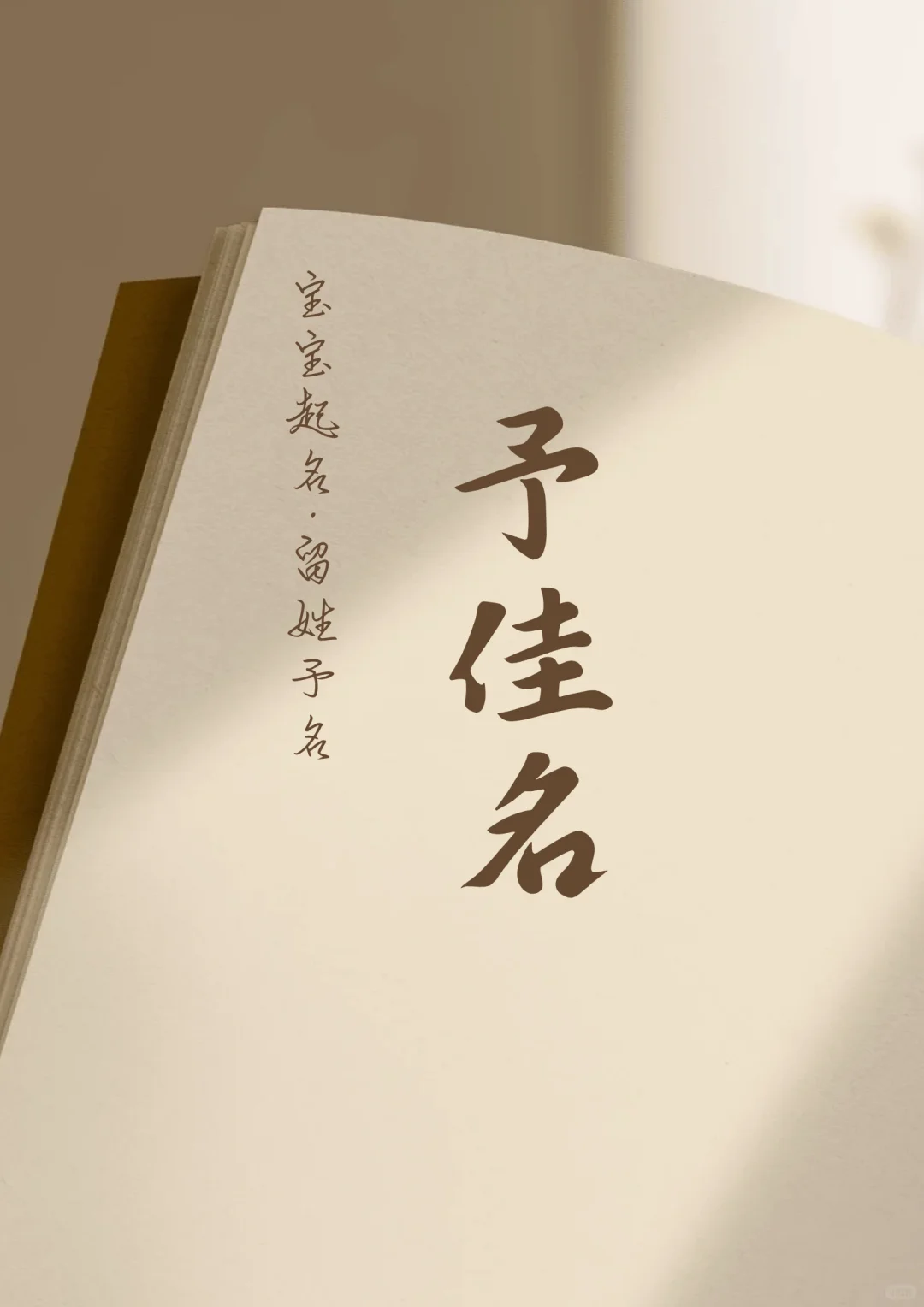 一眼万年，惊艳耐看，一听就是大女主的宝宝名