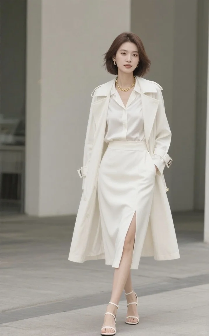 🍂早秋穿搭|高级白色质感穿搭