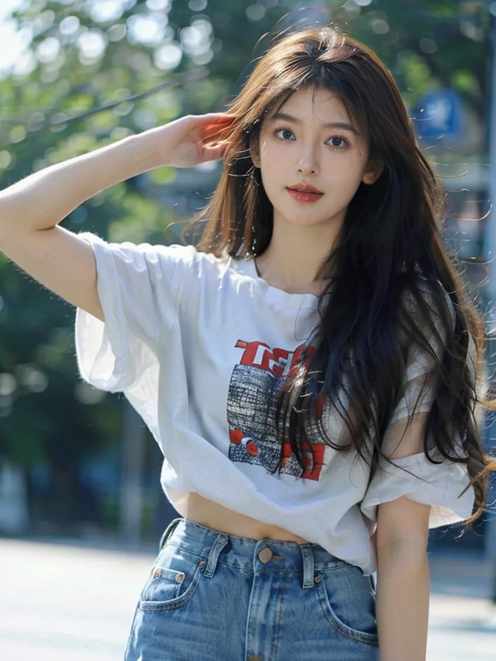 AI绘画 S234｜天然质朴，落落大方的小姐姐