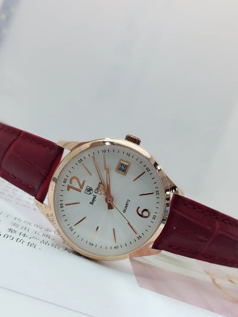 简约通勤百搭休闲女表[玫瑰]
