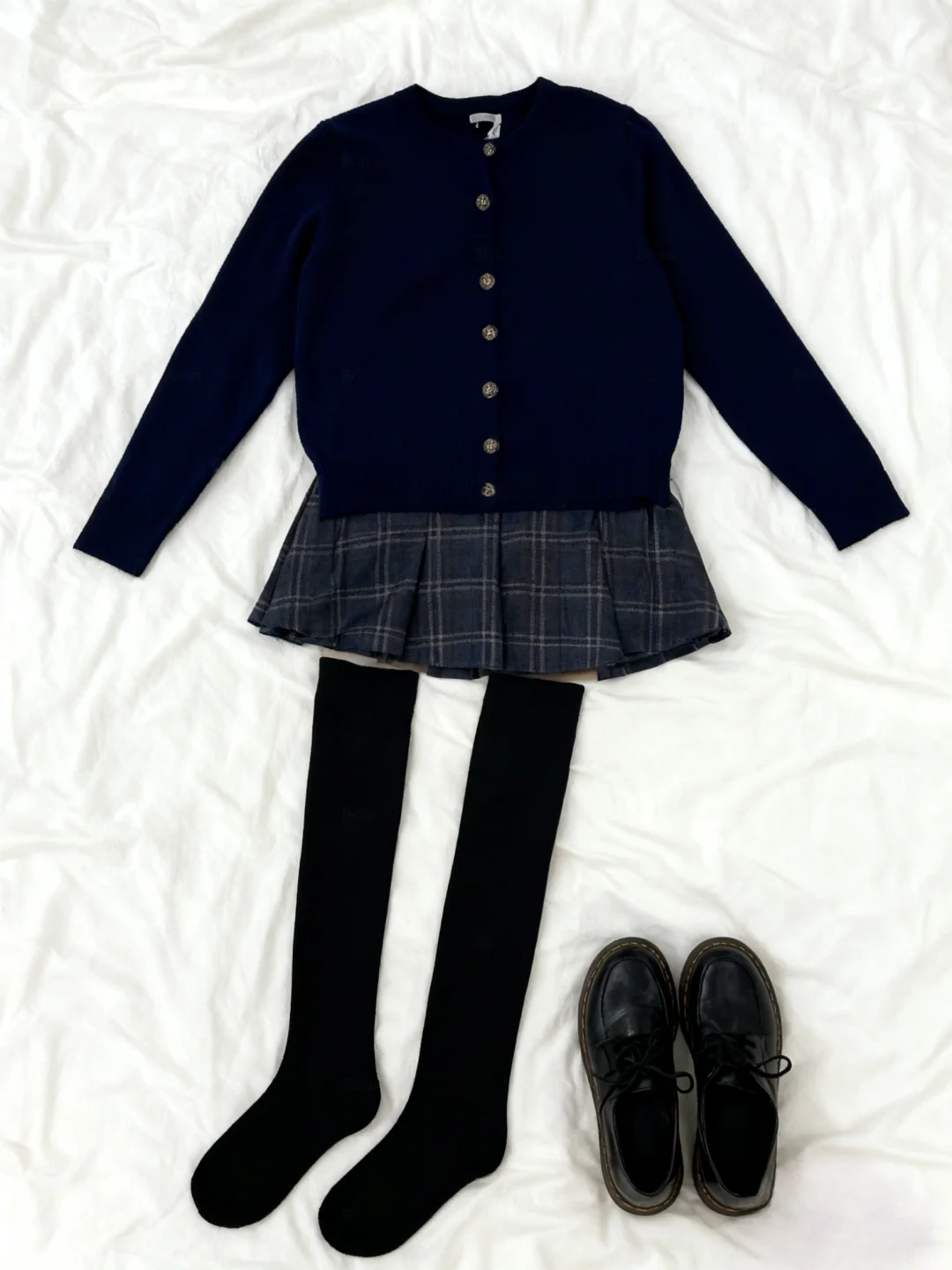 左划帮我换上，超好看jk套装