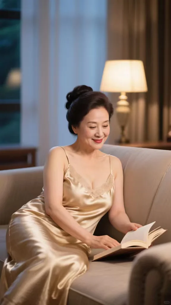 成熟韵味流淌，48岁阿姨散发迷人芬芳