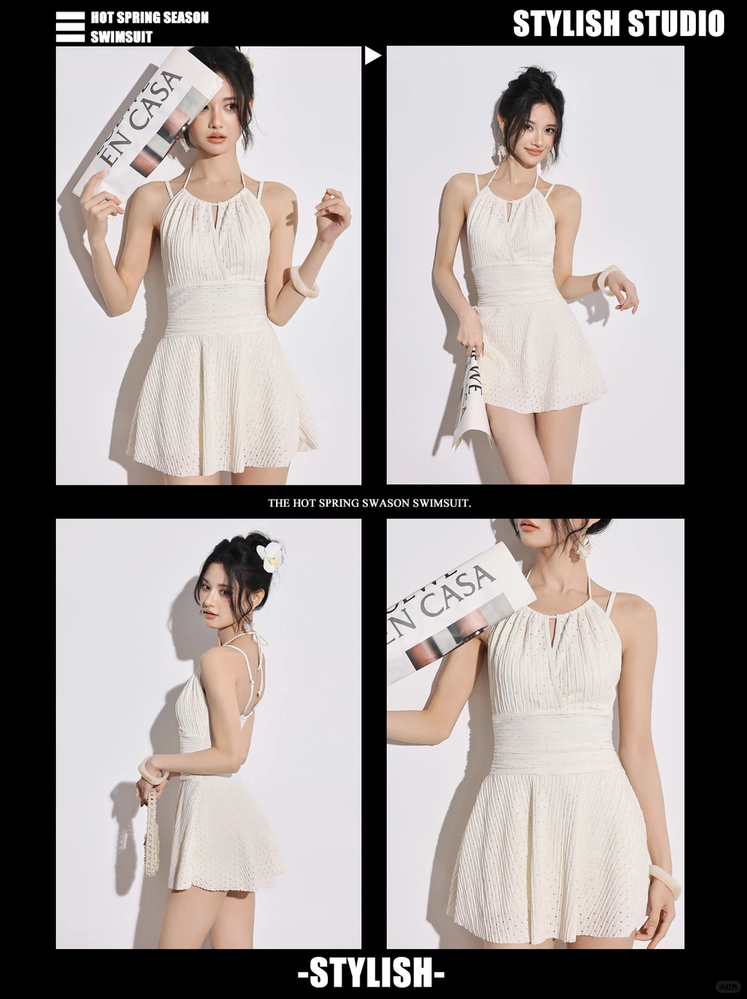 温泉季泳衣天花板！纯欲感爆棚！好看嘎嘎出片