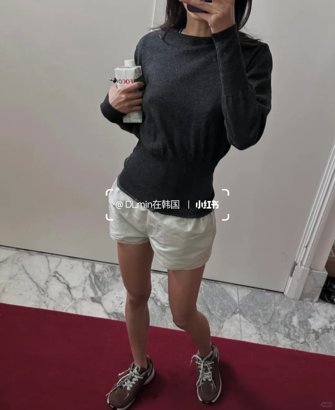 韩女的松弛感、太爱了～low classic 运动鞋