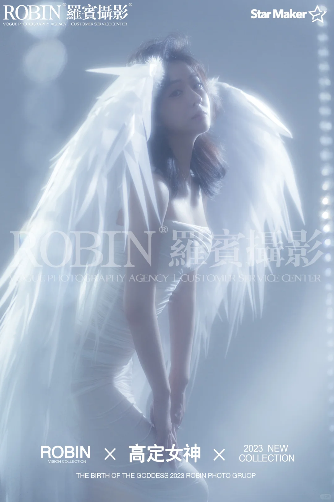 女神降临，梦幻天使之翼 | 唐山高定女神写真