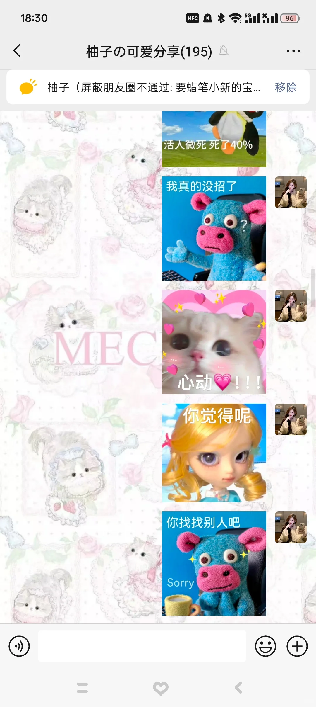 这才是我们萌妹子用的表情包•⩊•