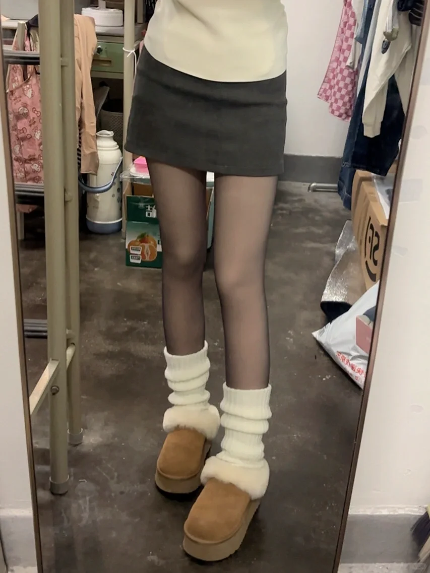 加绒黑丝才是冬日作弊神器！配堆堆袜嫩爆啦