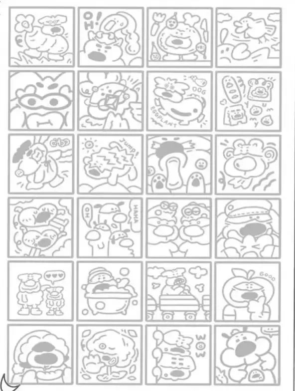 摸鱼 | 描线线稿