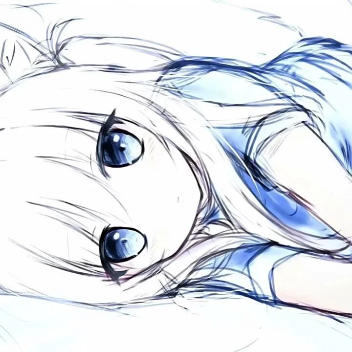 第一百七十八期⚪️线条感女生动漫头像