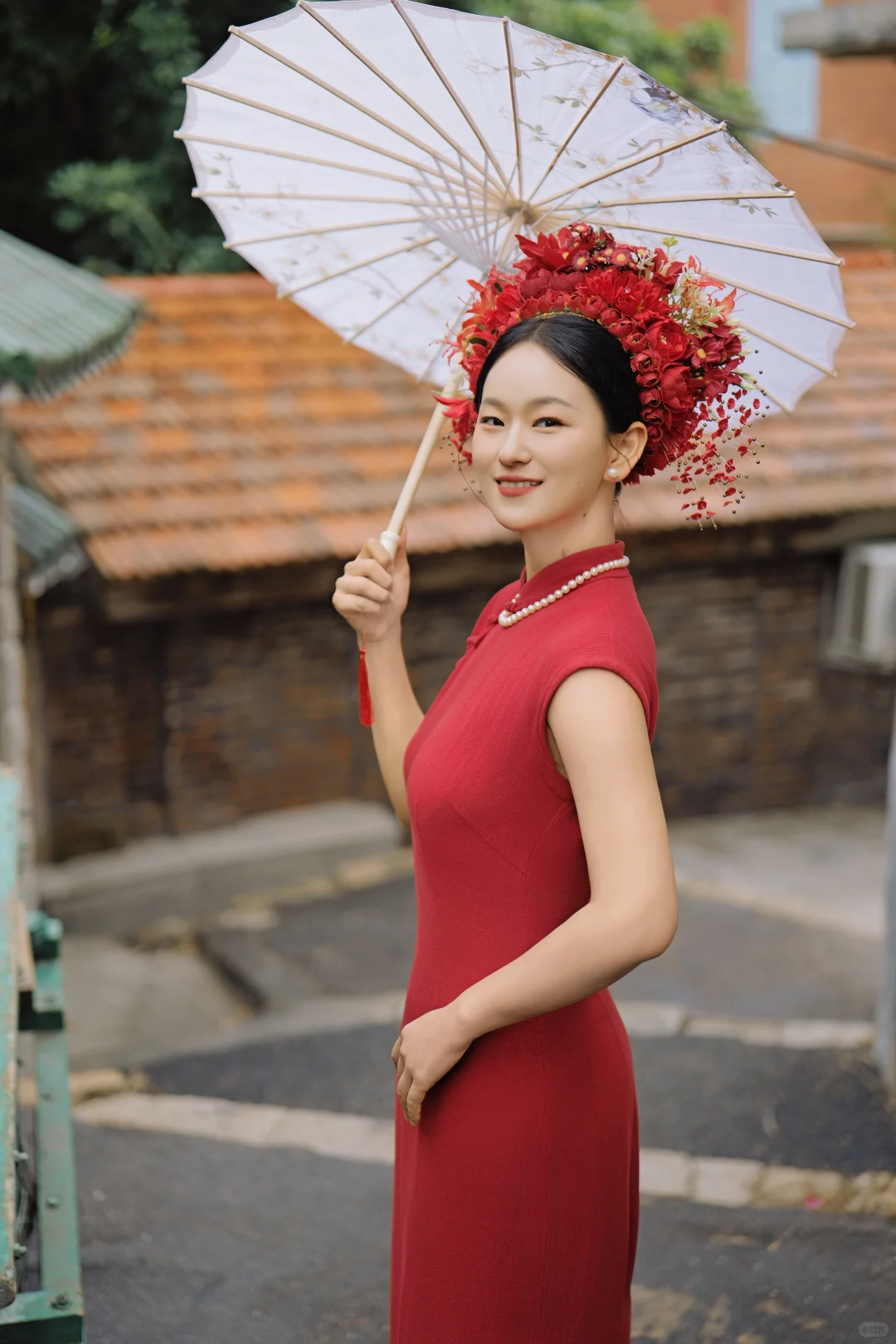 鼓浪屿簪花写真～不得不说红色真的好出片✨