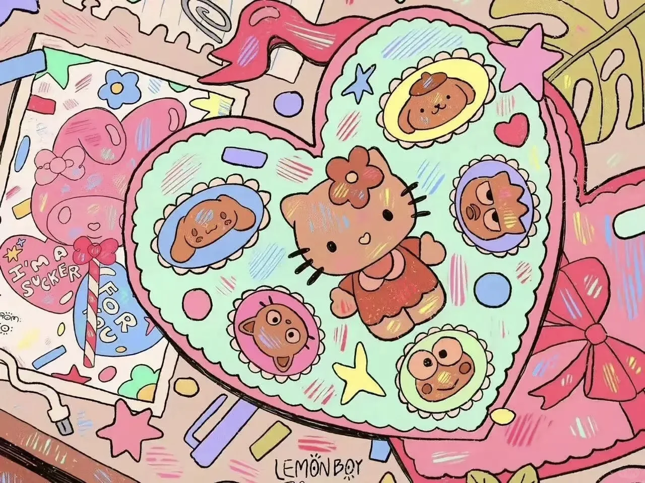 HelloKitty电脑ipad壁纸