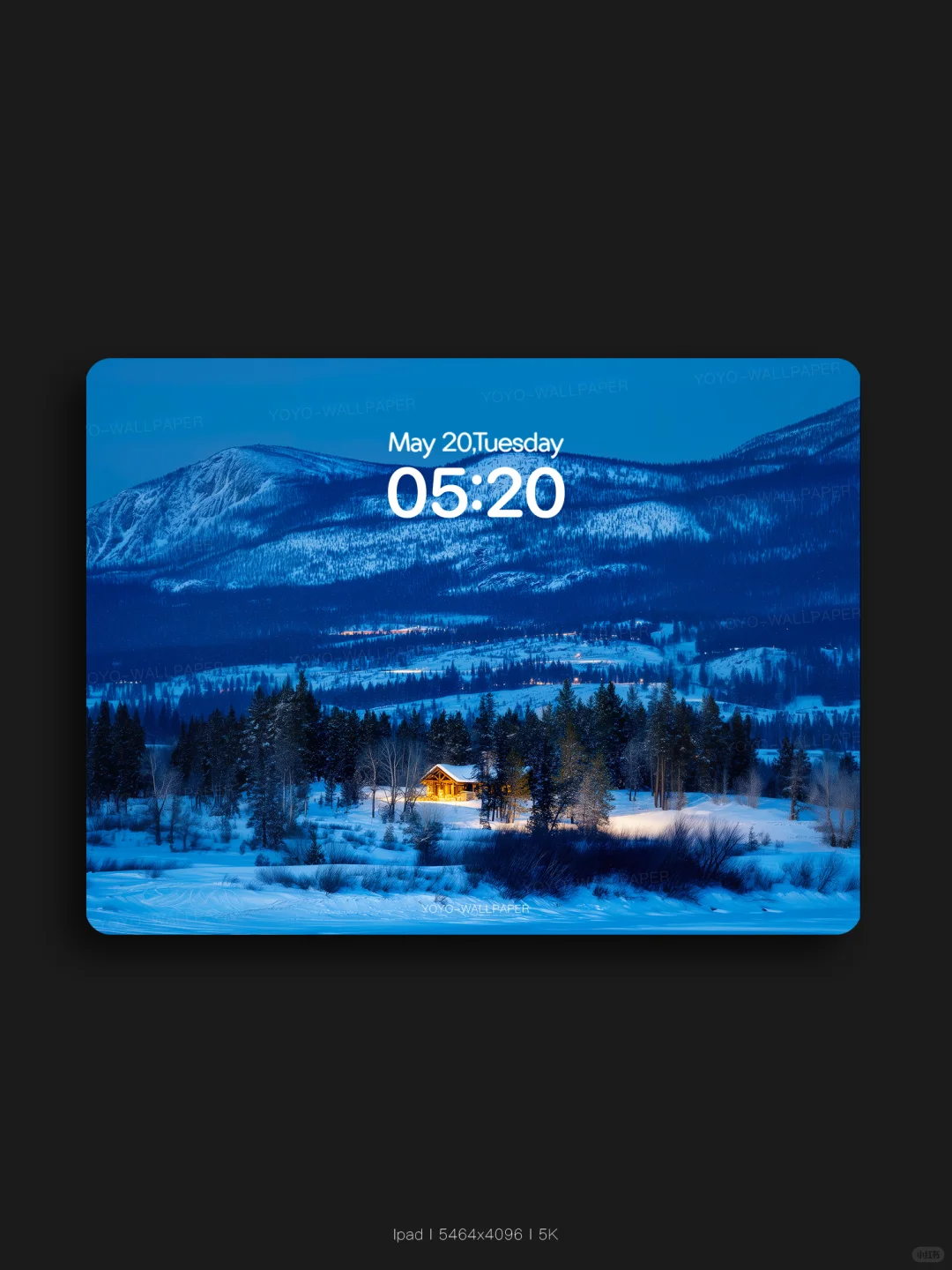 155 | ios适配景深壁纸 | 冬日小屋❄️