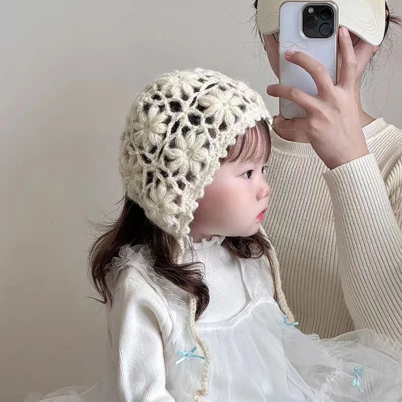 救命🆘这顶手工钩织帽把我女鹅变成小天使了